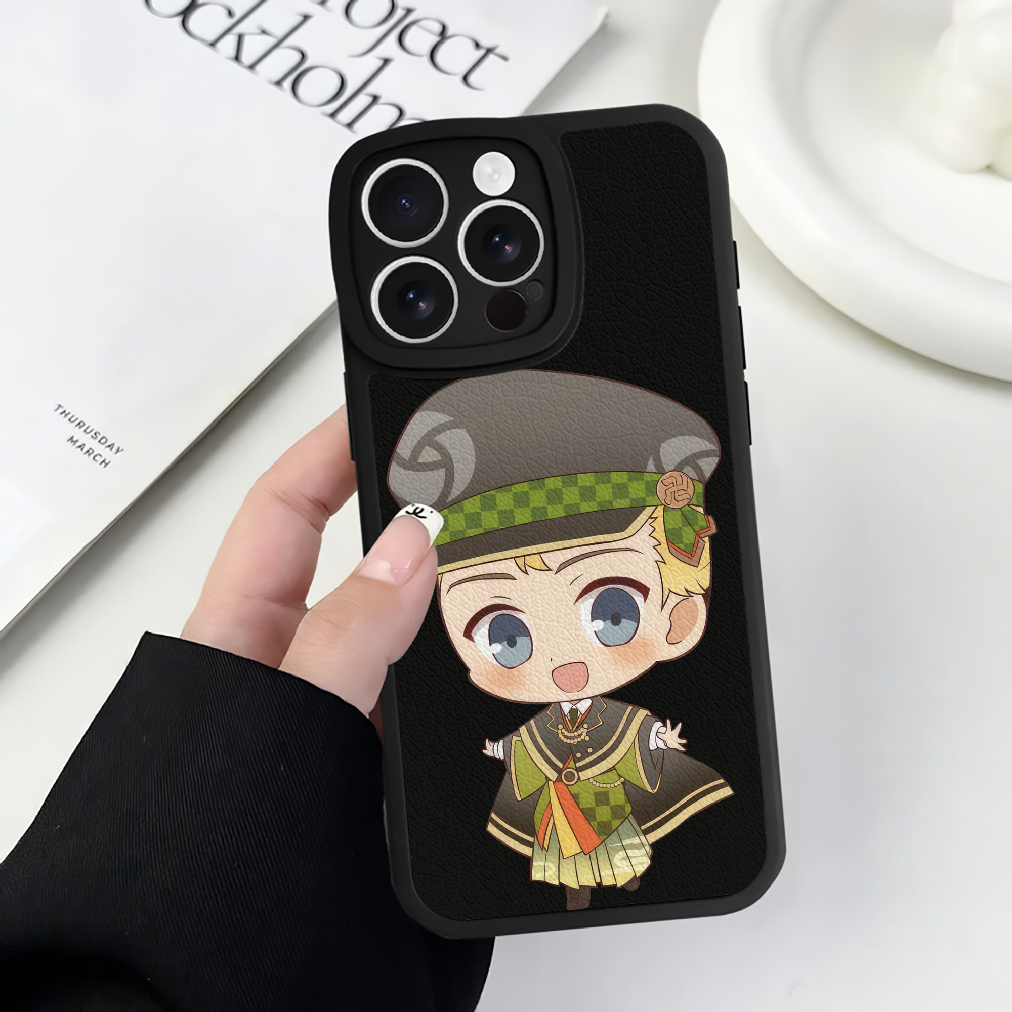 （画像用） 東京リベンジャーズ Tokyo Revengers 【iPhone 16シリーズ対応】シリコンスマホケース（レザー調） 材質：シリコン